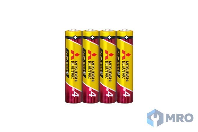 Mitsubishi Electric LR03R/4S ถ่านอัลคาไลน์ Mitsubishi AAA 1.5V (แพ็ก 4 ก้อน)