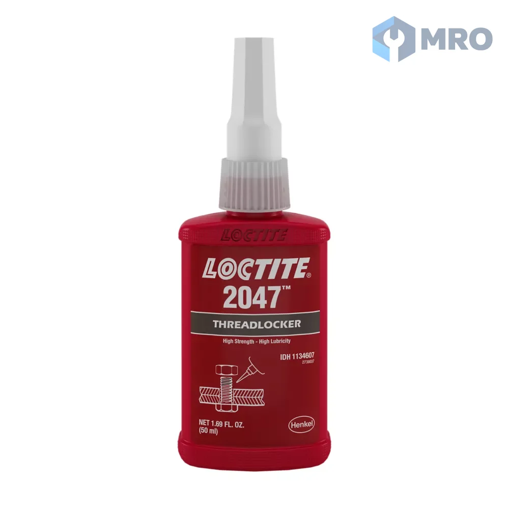 Loctite 2047 50ML น้ำยาล็อคเกลียว Loctite 2047 แรงยึดสูง หล่อลื่นสูง (สีดำ 50 มล.)