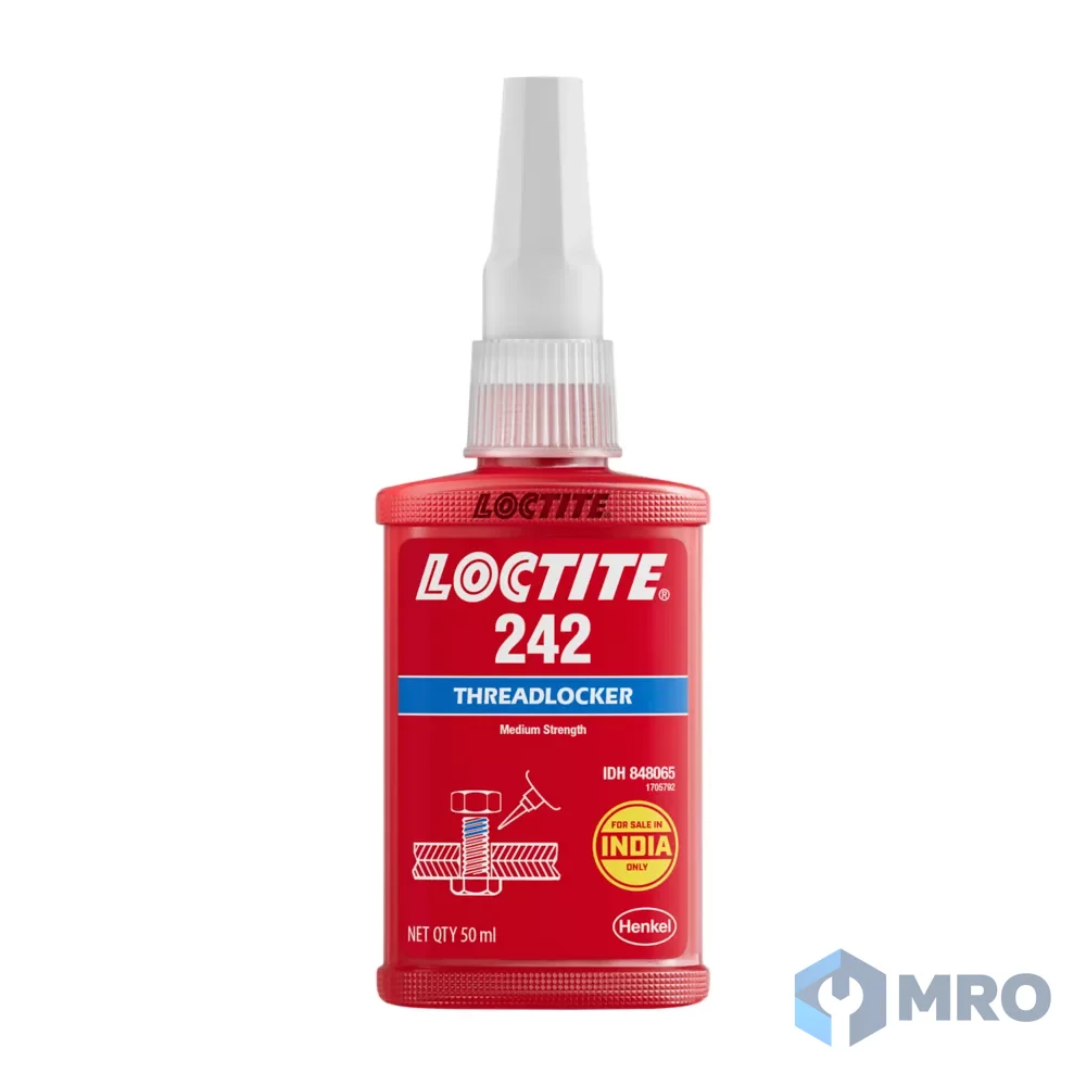 Loctite 242 250ML น้ำยาล็อคเกลียว แรงยึดปานกลาง (สีน้ำเงิน) 250 มล.