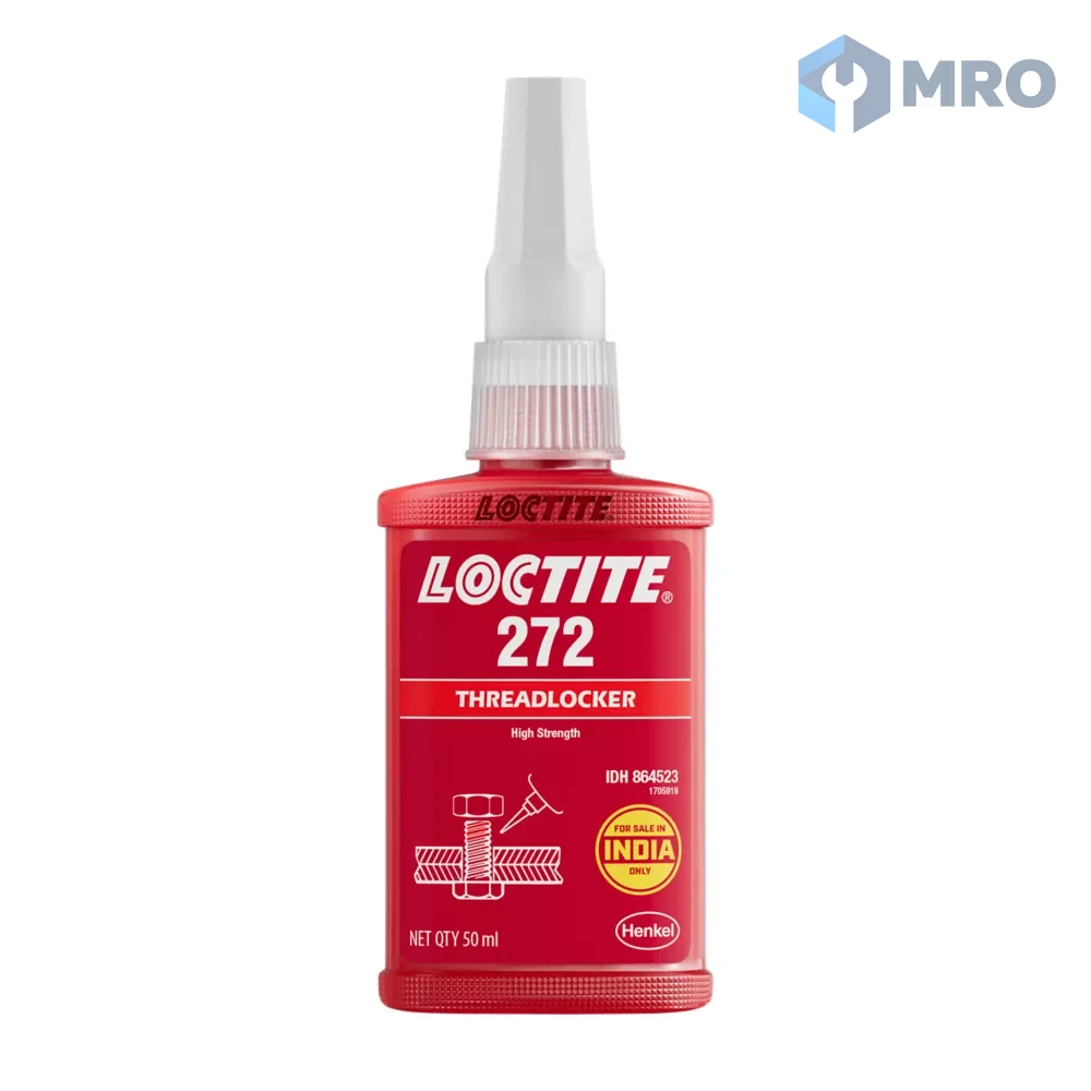 Loctite 272 50ML น้ำยาล็อคเกลียว แรงยึดสูง ทนความร้อนสูง (สีแดง) 50 มล.
