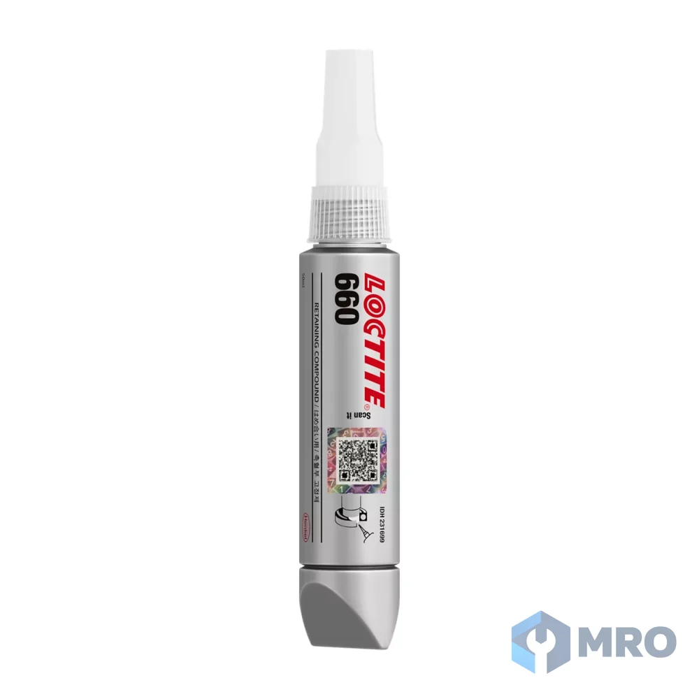 Loctite 660 50G น้ำยายึดชิ้นส่วน สำหรับเพลา/รูที่สึกหลวม (Quick Metal) 50 ก.