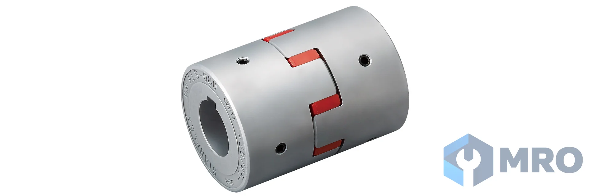 Miki Pulley ALS-040-R-15-20 คัปปลิ้งยาง (จอว์) Miki Pulley ALS-040-R-15-20 (รู 15-20 มม. มีร่องลิ่ม)