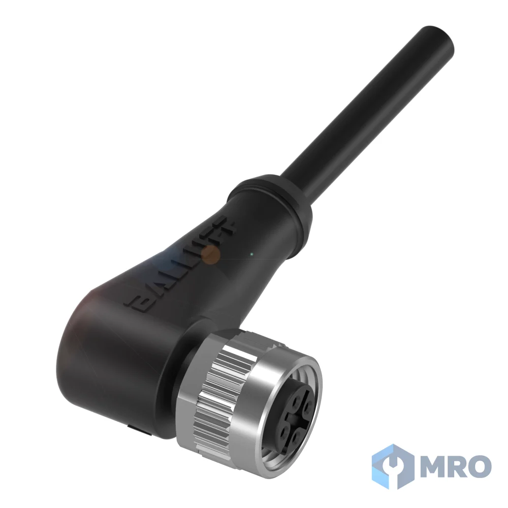 Balluff BCC032Z สายเคเบิลพร้อมหัวต่อ Balluff BCC032Z (M12 ตัวเมีย งอ 90°, 4 แกน, PUR 5 ม.)