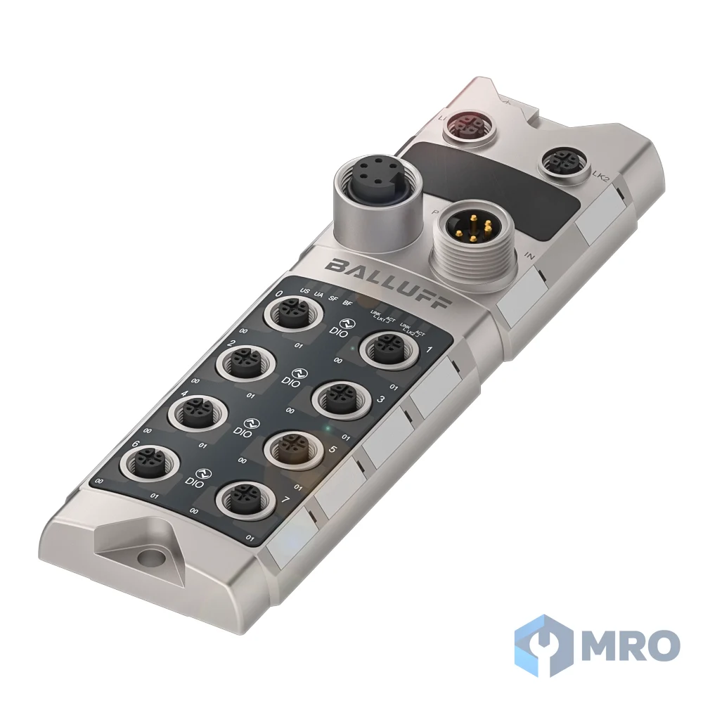 Balluff BNI00HL IO-Link มาสเตอร์ Balluff BNI00HL (PROFINET + REST/MQTT, 8 พอร์ต IO-Link, IP67)