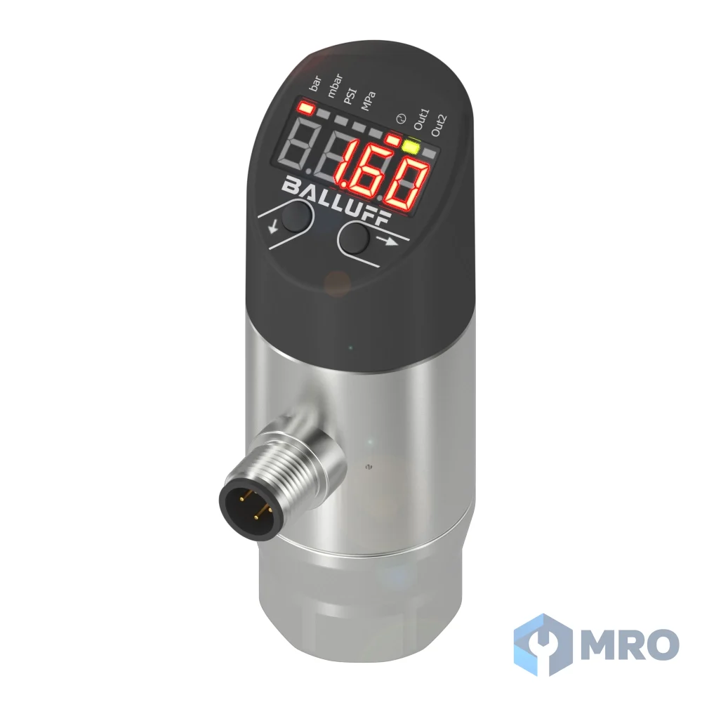 Balluff BSP00YT เซนเซอร์วัดความดัน Balluff BSP00YT (−1 ถึง 10 บาร์, เกลียว G1/4, จอดิจิทัล, IO-Link)