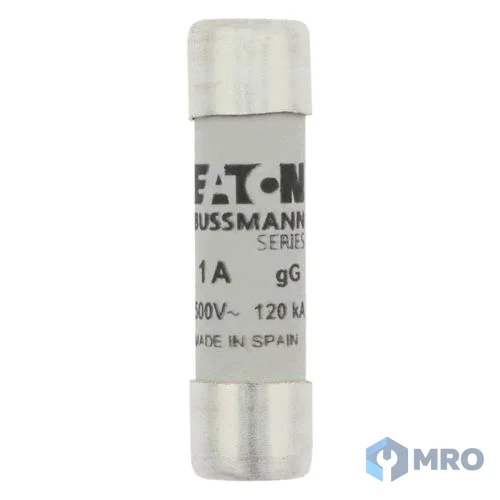Eaton Bussmann C10G1 ฟิวส์ทรงกระบอก Eaton Bussmann C10G1 10x38 มม. gG 1A 500V