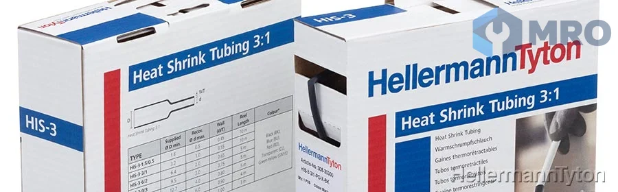 HellermannTyton HIS-3-12/4-BK ท่อหด 3:1 HellermannTyton HIS-3 ขนาด 12/4 มม. สีดำ (ม้วน 5 ม.)