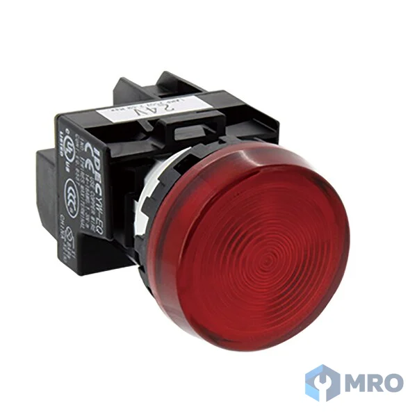 IDEC YW1P-1EQ4W ไพลอตแลมป์ LED IDEC YW1P-1EQ4W Ø22 มม. 24V AC/DC สีขาว