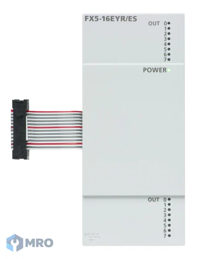 Mitsubishi Electric FX5-16EYR/ES โมดูลขยายเอาต์พุต Mitsubishi FX5-16EYR/ES (16 เอาต์พุตรีเลย์)
