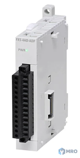 Mitsubishi Electric FX5-4AD-ADP อะแดปเตอร์อนาล็อกอินพุต Mitsubishi FX5-4AD-ADP (4 ช่อง, แรงดัน/กระแส)