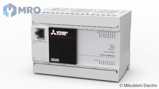 Mitsubishi Electric FX5S-40MR/ES PLC Mitsubishi FX5S-40MR/ES (40 จุด, อินพุต 24 / เอาต์พุตรีเลย์ 16, ไฟเลี้ยง 100–240 VAC)