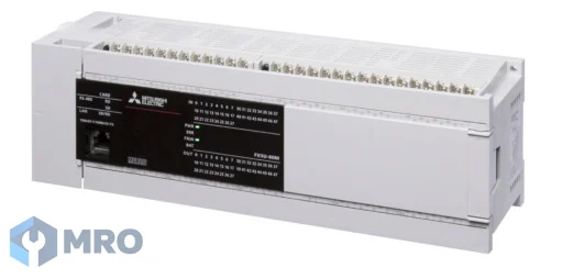 Mitsubishi Electric FX5U-80MR/ES PLC Mitsubishi FX5U-80MR/ES (80 จุด, อินพุต 40 / เอาต์พุตรีเลย์ 40, ไฟเลี้ยง 100–240 VAC)