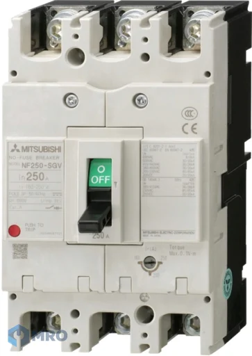 Mitsubishi Electric NF63-SV 3P 30A เบรกเกอร์ MCCB Mitsubishi NF63-SV 3P 30A (7.5 kA ที่ 400V)