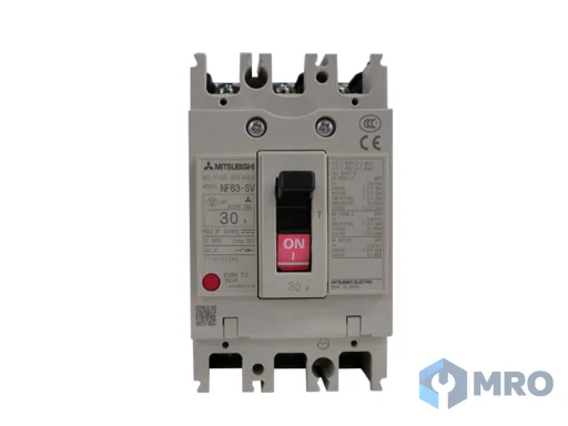 Mitsubishi Electric NF63-SV 3P 50A เบรกเกอร์ MCCB Mitsubishi NF63-SV 3P 50A (7.5 kA ที่ 400V)