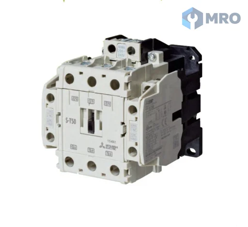 Mitsubishi Electric S-T50 แมกเนติกคอนแทคเตอร์ Mitsubishi S-T50 (คอยล์ 220 VAC, มอเตอร์ 22 kW 380V)