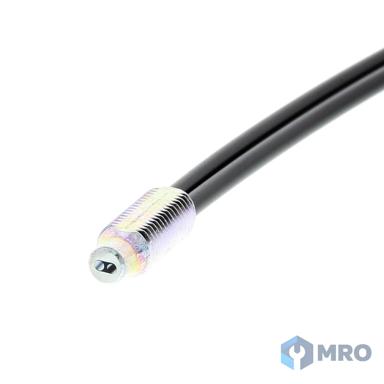 Omron E32-DC200 ไฟเบอร์ออปติก Omron E32-DC200 แบบสะท้อนวัตถุ (เกลียว M6, สาย 2 ม., ตัดสายได้)