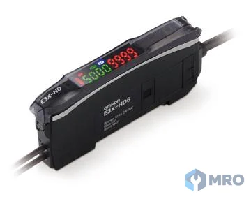 Omron E3X-HD41 2M แอมพลิฟายเออร์ไฟเบอร์เซนเซอร์ Omron E3X-HD41 (PNP, 12–24VDC, สาย 2 ม.)