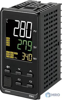 Omron E5EC-RX2ASM-800 เครื่องควบคุมอุณหภูมิ Omron E5EC-RX2ASM-800 (48x96 มม., เอาต์พุตรีเลย์, 2 อลาร์ม, 100–240VAC)