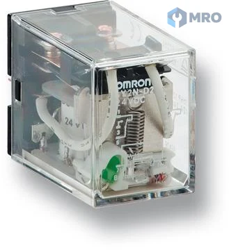 Omron LY2N AC220/240 รีเลย์ Omron LY2N คอยล์ 220/240VAC 2 คอนแทค 10A มีไฟ LED