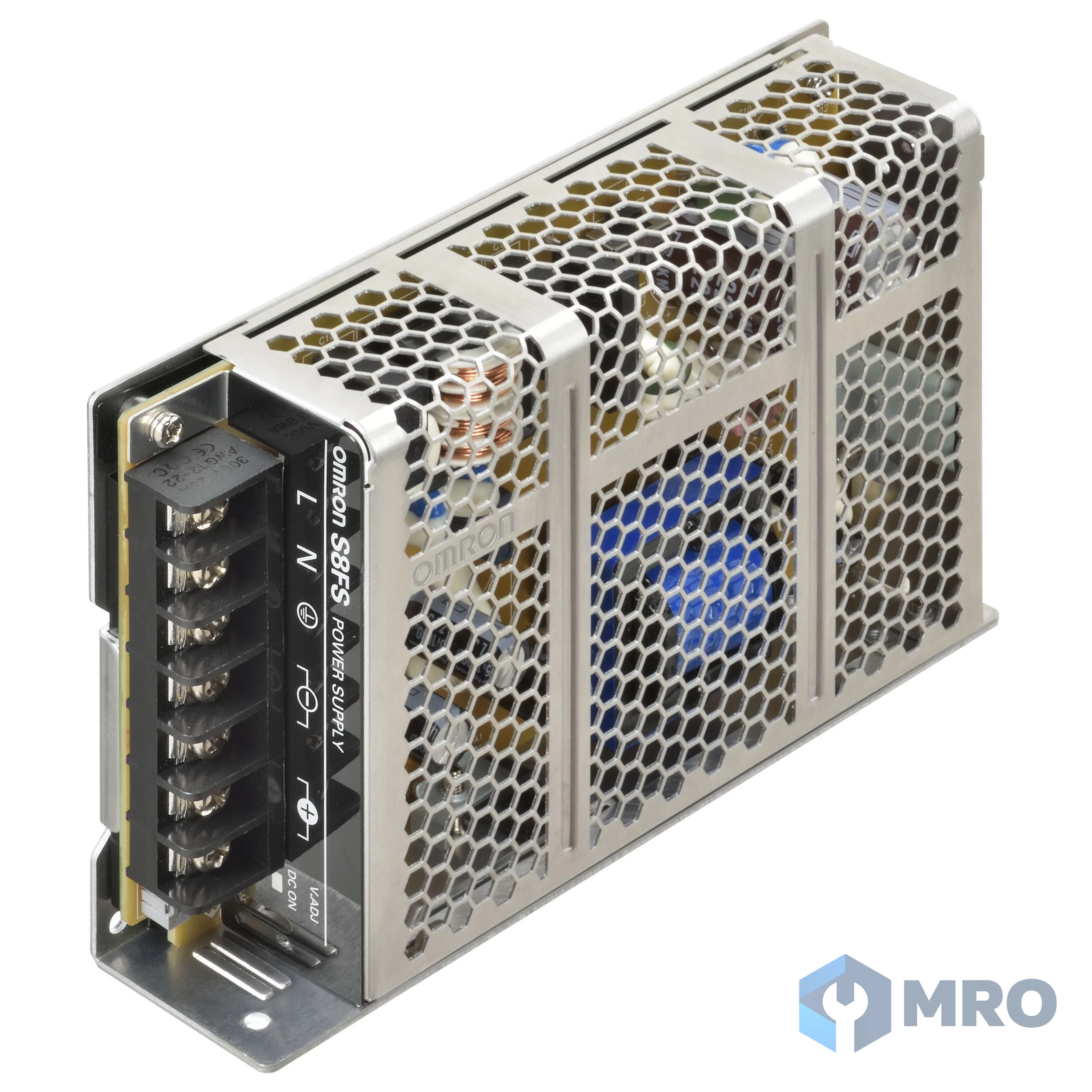 Omron S8FS-C10024 พาวเวอร์ซัพพลาย Omron S8FS-C10024 (100W, 24VDC 4.5A, อินพุต 100–240VAC, ยึดสกรู)