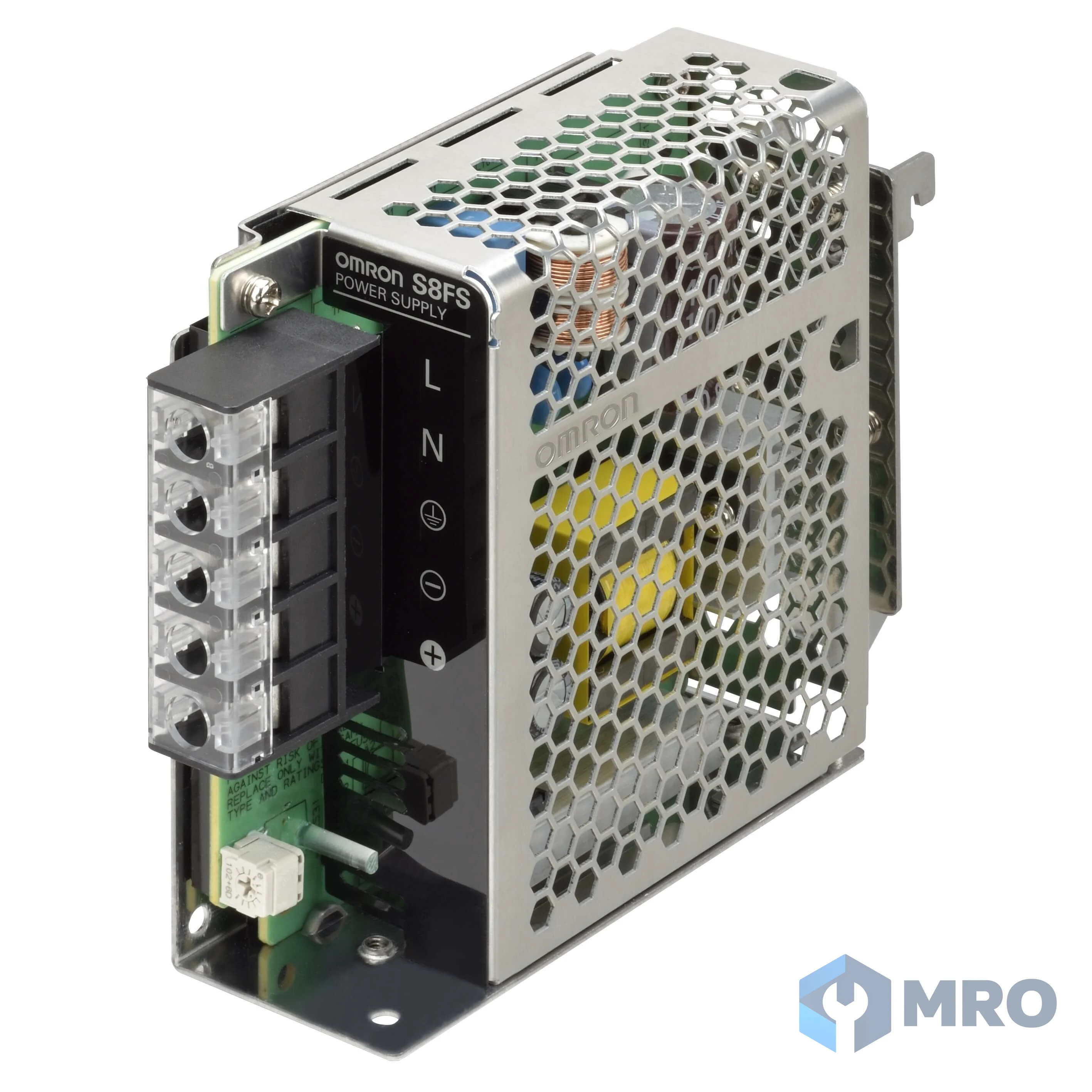 Omron S8FS-G05024CD พาวเวอร์ซัพพลาย Omron S8FS-G05024CD (50W, 24VDC 2.2A, อินพุต 100–240VAC, ติดราง DIN)