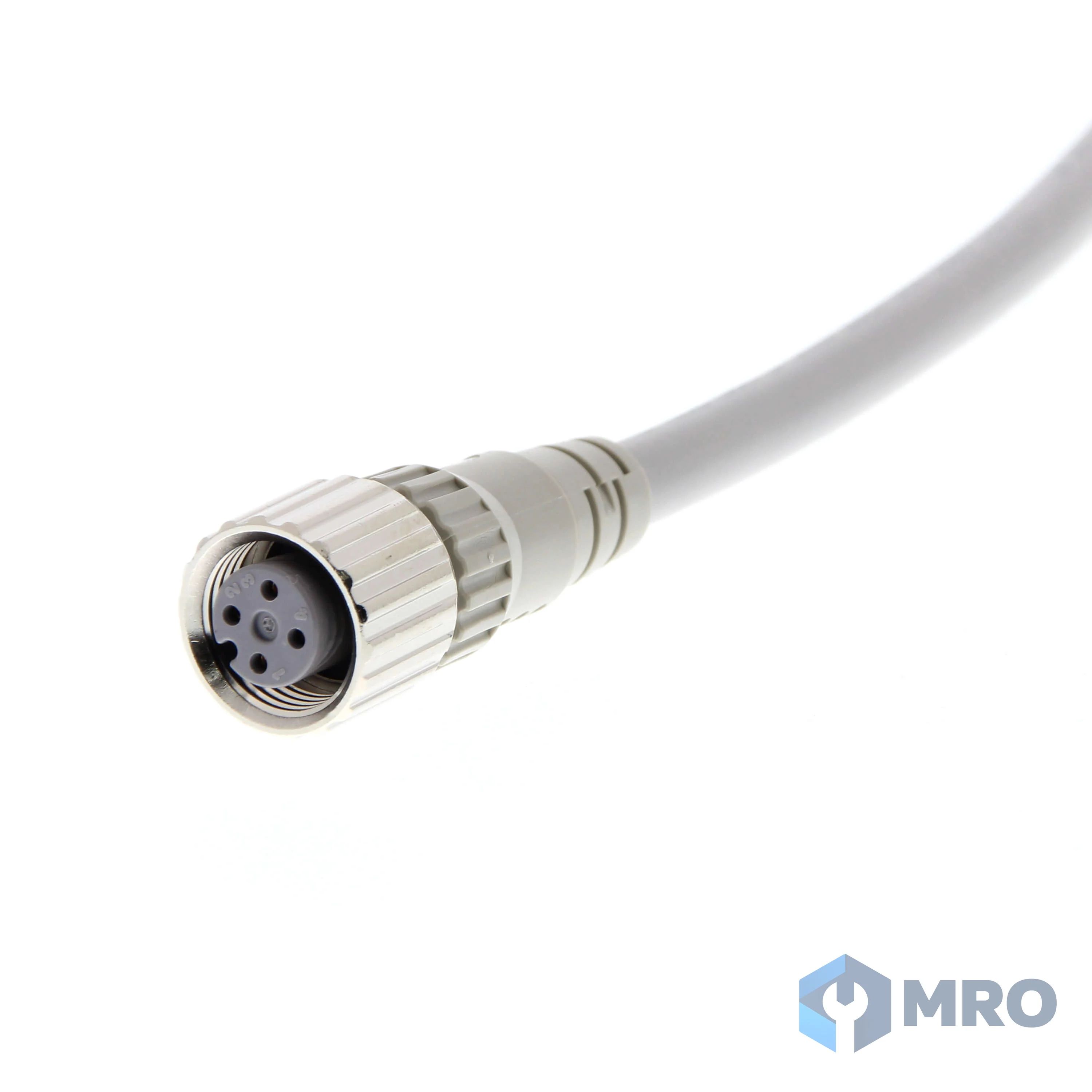 Omron XS2F-D421-J80-F สายเซนเซอร์ M12 Omron XS2F-D421-J80-F (หัวตรงตัวเมีย 4 ขา, สายโรบอท PVC, ยาว 10 ม.)