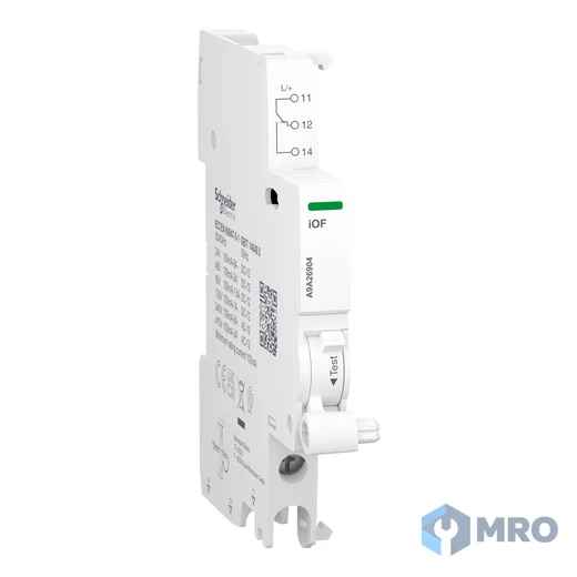 Schneider Electric A9A26904 คอนแทคช่วยบอกสถานะ ON/OFF Schneider Acti9 iOF A9A26904 (1C/O)