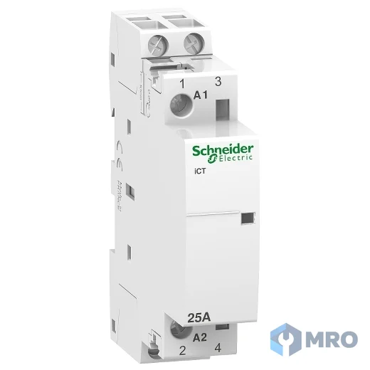 Schneider Electric A9C20732 คอนแทคเตอร์ราง DIN Schneider Acti9 iCT A9C20732 (2P 25 A, 2NO, คอยล์ 230 VAC)
