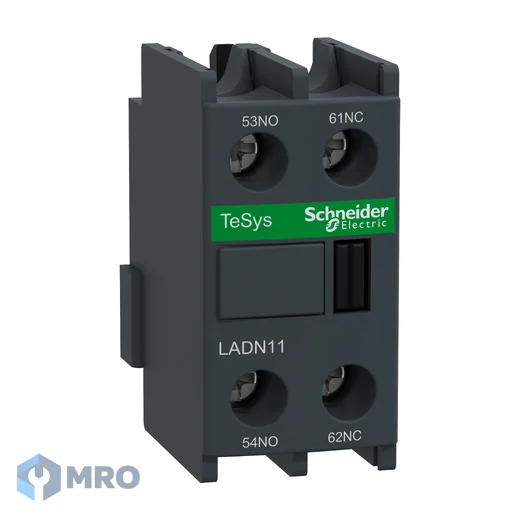 Schneider Electric LADN11 คอนแทคช่วย Schneider TeSys LADN11 (1NO+1NC, ติดหน้า LC1D)