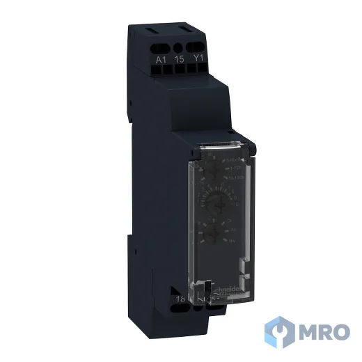 Schneider Electric RE17RMMW ไทม์เมอร์มัลติฟังก์ชัน Schneider RE17RMMW (1C/O 8 A, 12–240 VAC/DC)