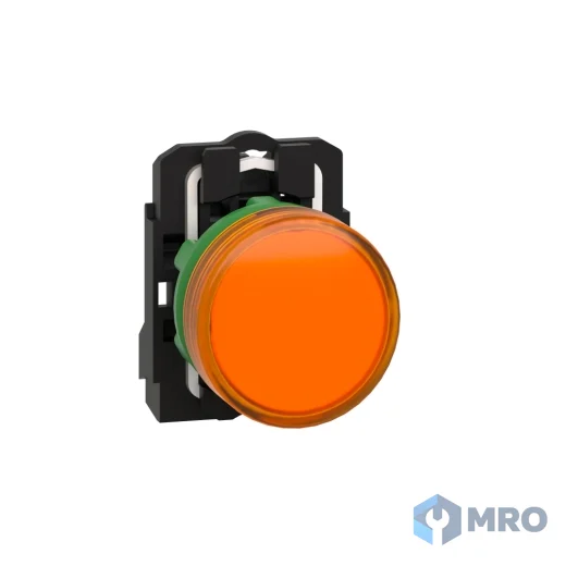 Schneider Electric XB5AVM5 ไฟแสดงสถานะ LED Schneider XB5AVM5 (สีส้ม, 230–240 VAC, 22 มม.)