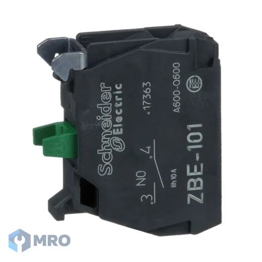 Schneider Electric ZBE101 คอนแทคบล็อก Schneider ZBE101 (1NO, สำหรับ Harmony XB4/XB5)