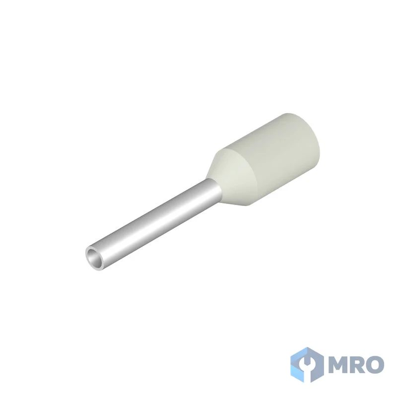 Weidmüller 9019400000 หางปลาเข็มหุ้มฉนวน (เฟอร์รูล) Weidmüller 0.5 ตร.มม. สีขาว (แพ็ก 100 ตัว)