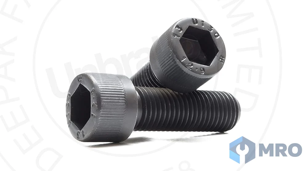 Unbrako SPSCB12-30 สกรูหัวจมหกเหลี่ยม Unbrako M12x30 เหล็กแข็ง เกรด 12.9