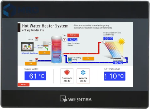Weintek MT8072iP จอ HMI ทัชสกรีน 7 นิ้ว Ethernet