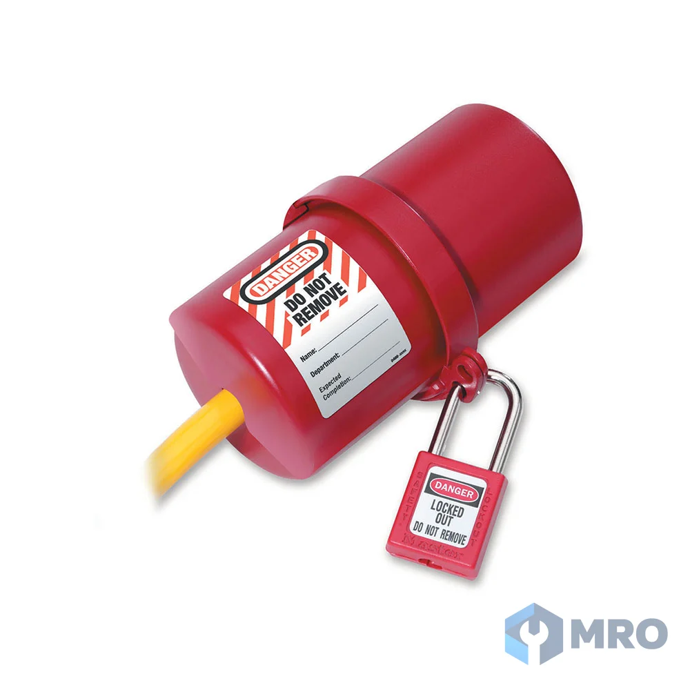 Master Lock 488 กล่องล็อกปลั๊กไฟขนาดใหญ่ Master Lock 488 (ปลั๊ก 220–550 V ขนาดถึง 76 x 152 มม.)