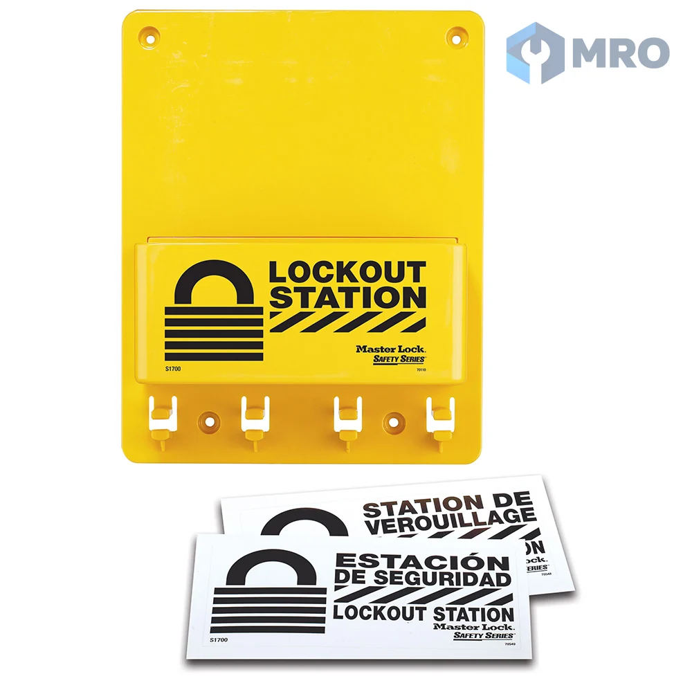 Master Lock S1700 สถานีเก็บแม่กุญแจล็อกเอาต์ขนาดกะทัดรัด Master Lock S1700 (ไม่รวมแม่กุญแจ)
