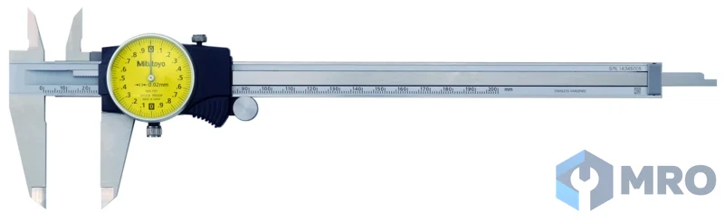 Mitutoyo 505-731 เวอร์เนียหน้าปัด Mitutoyo 505-731 (0–200 มม. ละเอียด 0.02 มม.)