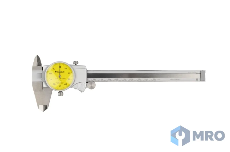 Mitutoyo 505-732 เวอร์เนียหน้าปัด Mitutoyo 505-732 (0–150 มม. ละเอียด 0.01 มม.)