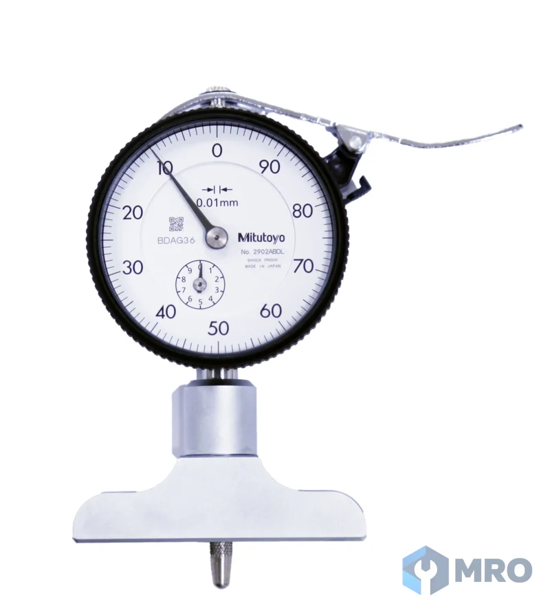 Mitutoyo 7211A เกจวัดความลึกแบบหน้าปัด Mitutoyo 7211A (0–200 มม. ละเอียด 0.01 มม.)