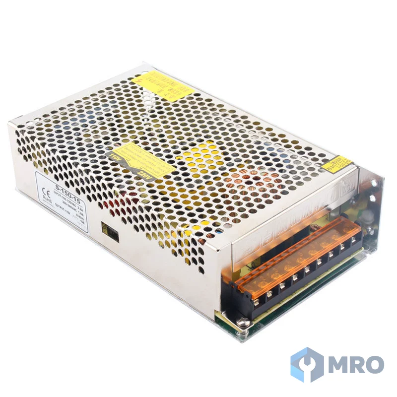 Mskj S-150-15 สวิตชิ่งพาวเวอร์ซัพพลาย — S-150-15 150W 15V 10A Single Output Switching Power Supply