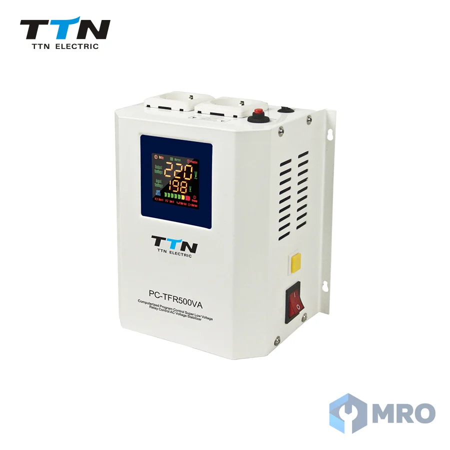 Ttn rqeJOPXEZFRh เครื่องปรับแรงดันไฟฟ้าอัตโนมัติ — Ttn Wall Mounted AC Automatic Voltage Regulator