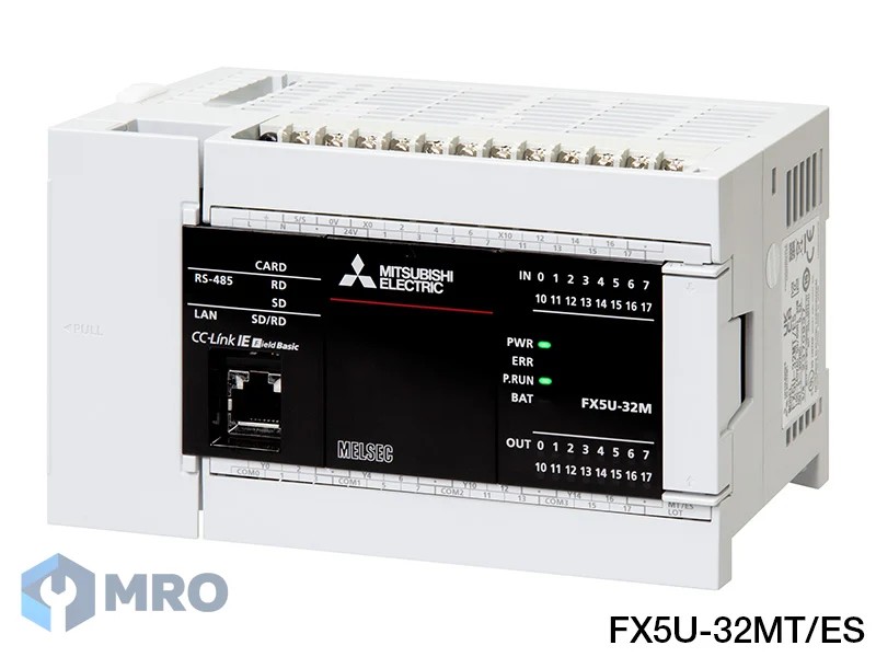 Mitsubishi FX5U-32MT/ES PLC Mitsubishi iQ-F 32 จุด ทรานซิสเตอร์เอาต์พุต