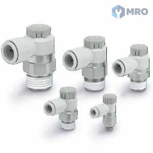SMC AS2201F-01-06SA สปีดคอนโทรลเลอร์แบบงอ SMC AS2201F-01-06SA (ท่อ 6 มม. × R1/8)