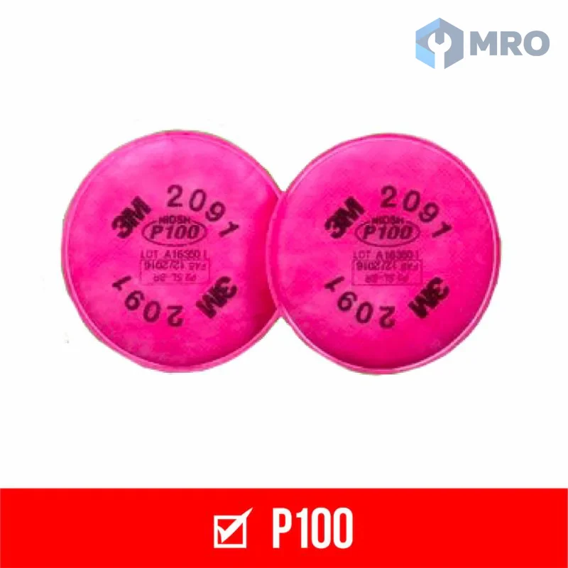 3M 2091 ไส้กรองฝุ่น 3M 2091 (อะไหล่หน้ากาก 6000/2091-RL3)