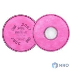 3M 2097 แผ่นกรอง P100 มีคาร์บอน 3M 2097 (คู่)