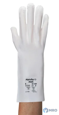 Ansell 02-100 ถุงมือกันสารเคมีแบบลามิเนต Ansell AlphaTec 02-100 ไซซ์ 7 (คู่)