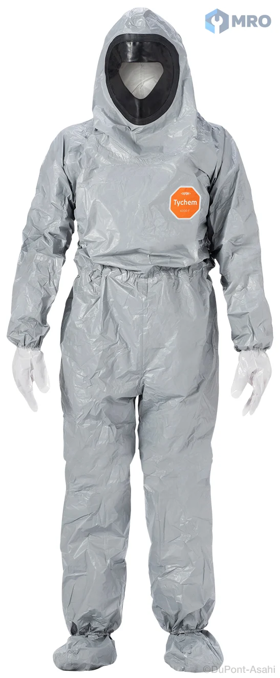 DuPont Tychem F (L) ชุดป้องกันสารเคมี DuPont Tychem F ไซซ์ L