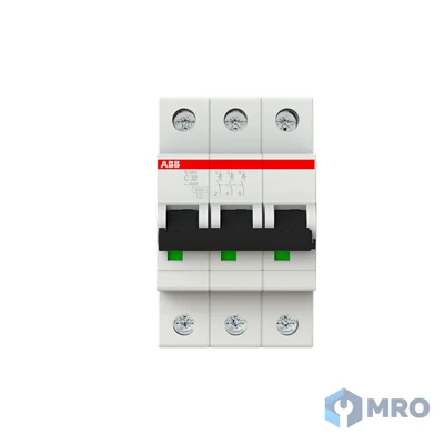 ABB 2CDS253001R0324 เบรกเกอร์ลูกย่อย (MCB) ABB S203-C32 3P 32 A C-curve 6 kA