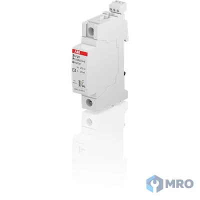 ABB 2CTB803871R1700 อุปกรณ์ป้องกันไฟกระชาก (SPD) ABB OVR T2 1P 40 kA 275 V Type 2